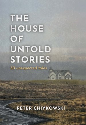 Book cover showing a mysterious house alone on a hill.